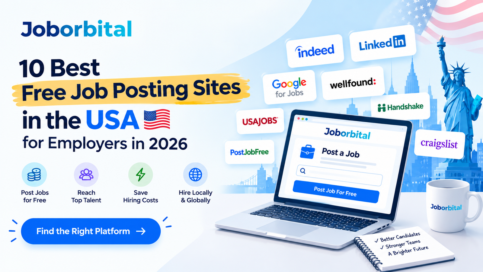 10 Best Free Job Posting Sites in the USA for Employers in 2026